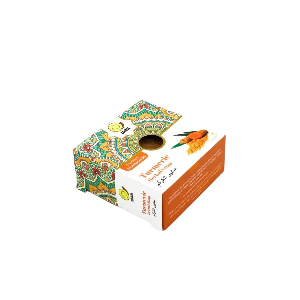 سنايل صابون الكركم مرطب ومنقي للبشرة125جرام