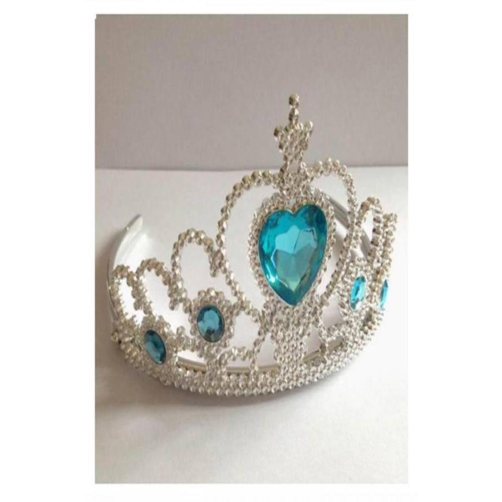  تاج إلسا للفتيات - مجموعة إكسسوارات تنكرية - 3 قطع