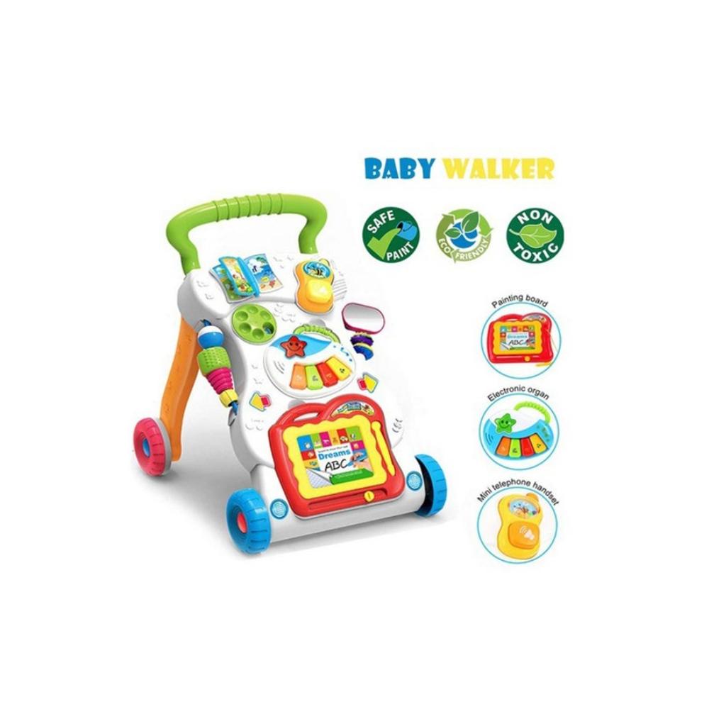 عربة أطفال للأطفال حديثي المشي مساعدة على الجلوس والوقوف والمشي