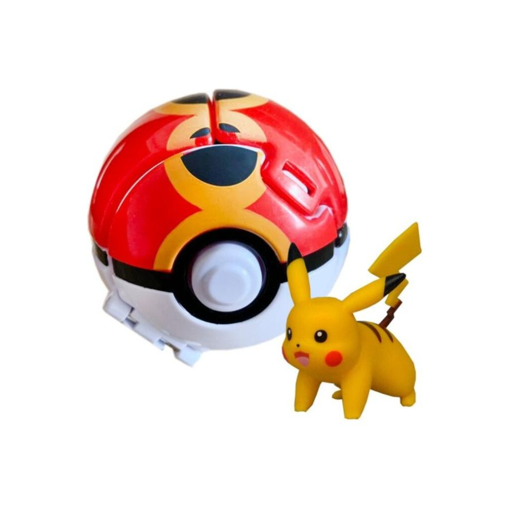  دمية متحركة قابلة للطي على شكل كرة بوكيمون قابلة للنفخ - موديل MMCX-008
