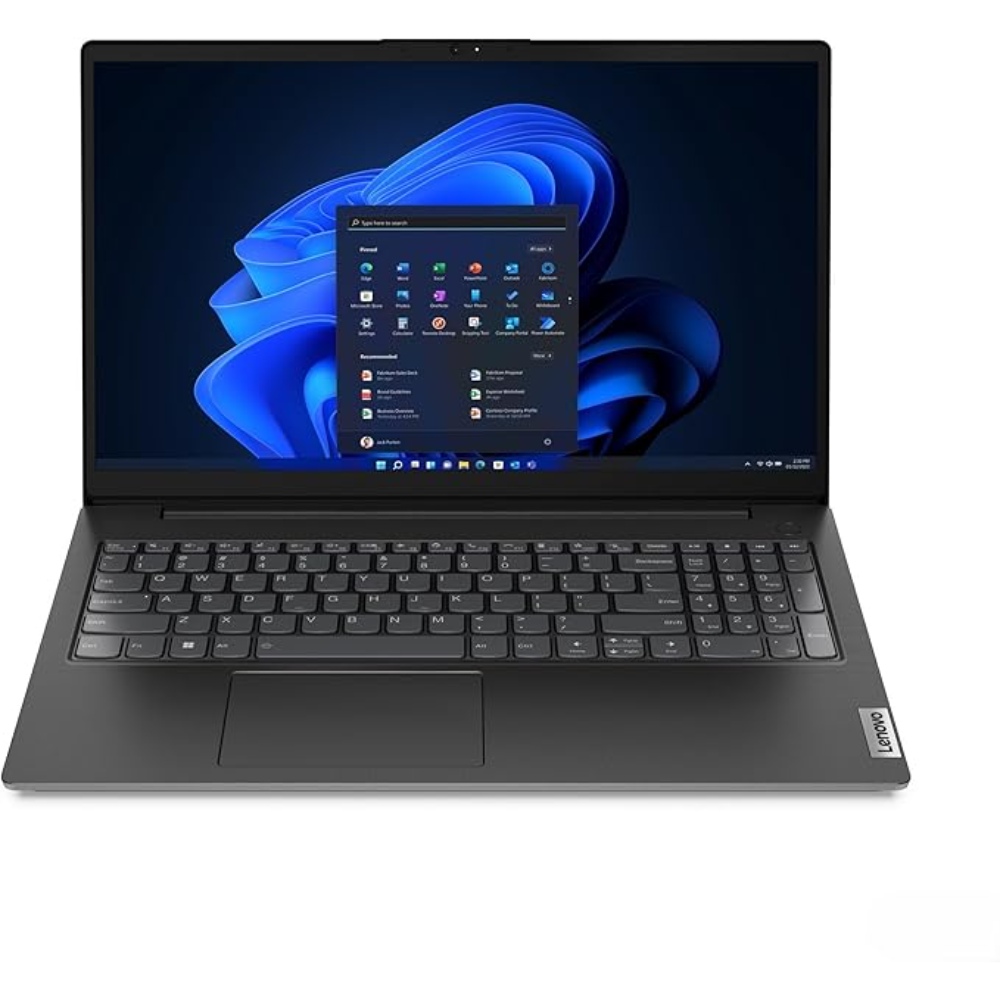 لابتوب من نوع Lenovo V15 G4 IRU. المعالج: Intel Core i3-1315U الذاكرة العشوائية (RAM): 8 جيجابايت DDR4 التخزين: 256 جيجابايت SSD الشاشة: 15.6 بوصة Full HD (FHD)
