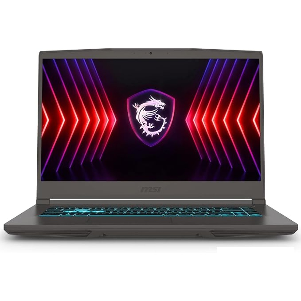 MSI لابتوب العاب رفيع 15 15.6 انش FHD IPS 144Hz انتل ثماني النواة i5-13420H (بيتس i7-11800H) 16GB RAM 1TB SSD جيفورس RTX 3050 باضاءة خلفية USB-C ويندوز 11
