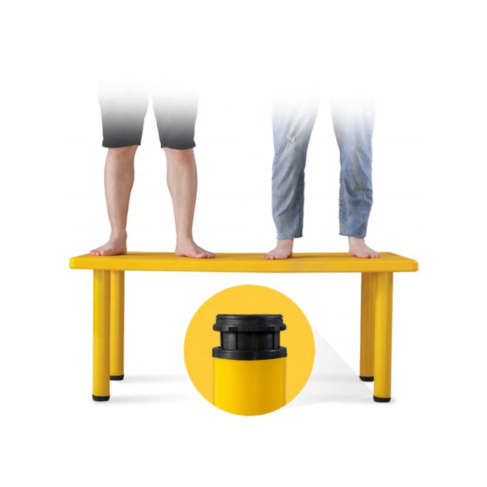 جساي تويز طاولة مستطيلة قابلة للتعديل الارتفاع لمرحلة ما قبل المدرسة أصفر - موديل N08302Y90