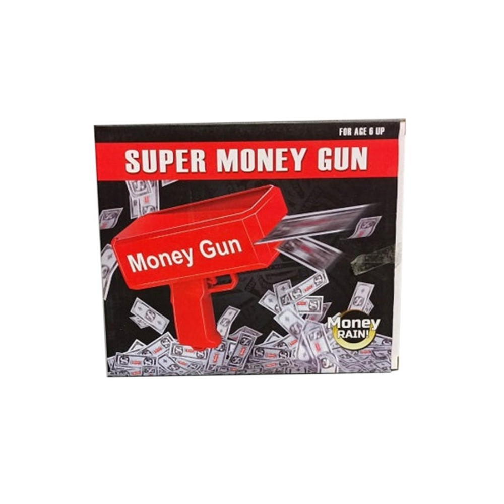 جيك مونكي مسدس لعبة بدولارات مزيفة