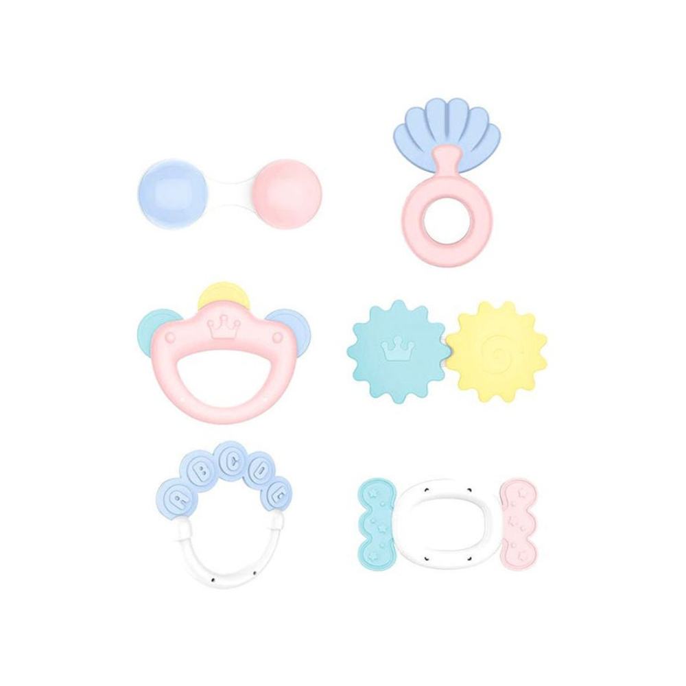 هوانجر مجموعة ألعاب خشخيشة ملونة - 6 قطع 