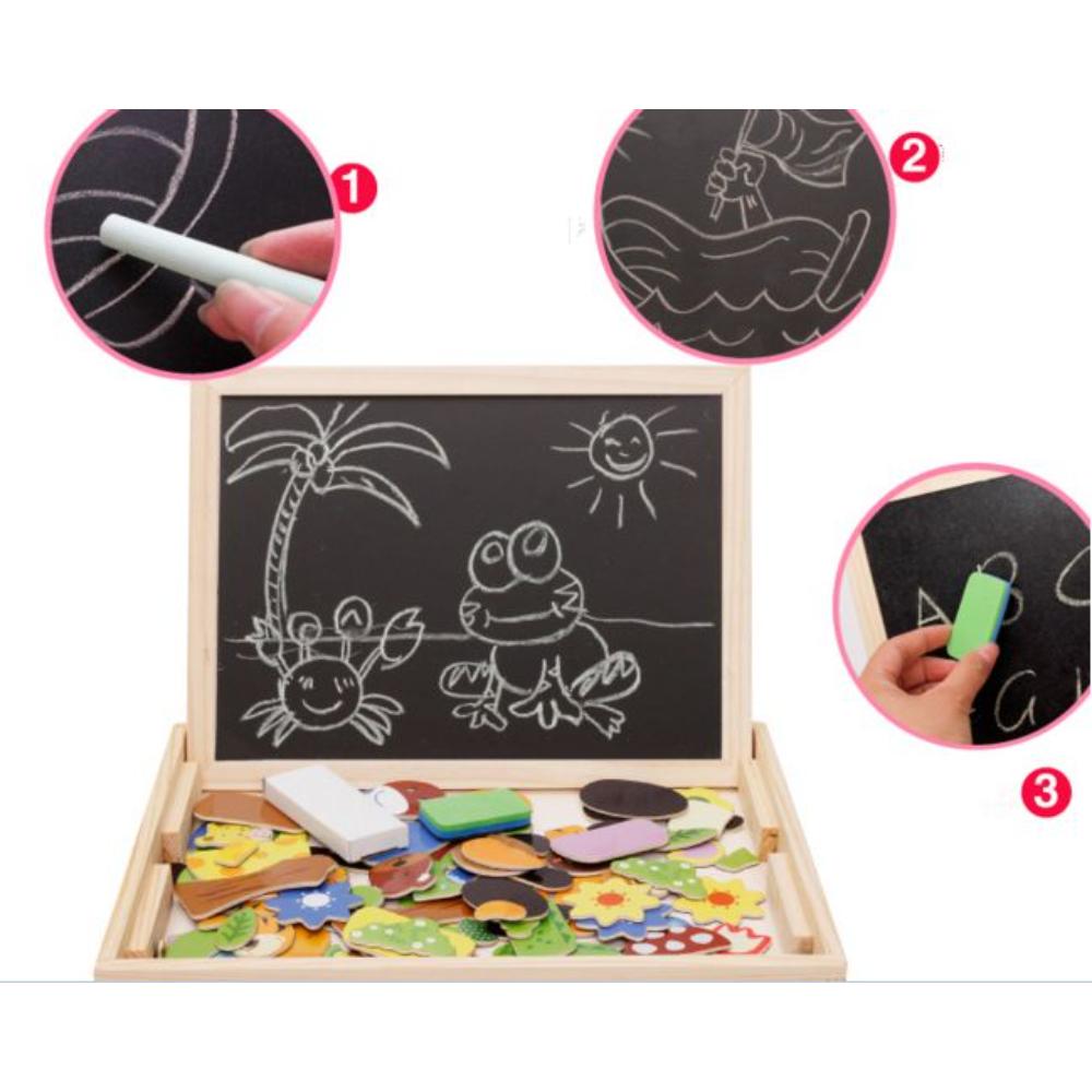  لوحة رسم خشبية مغناطيسية من الخشب