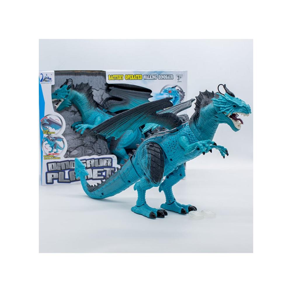 ديناصور آيلاند تويز لعبة ديناصور بجهاز تحكم عن بعد موديل RS6188A - أزرق