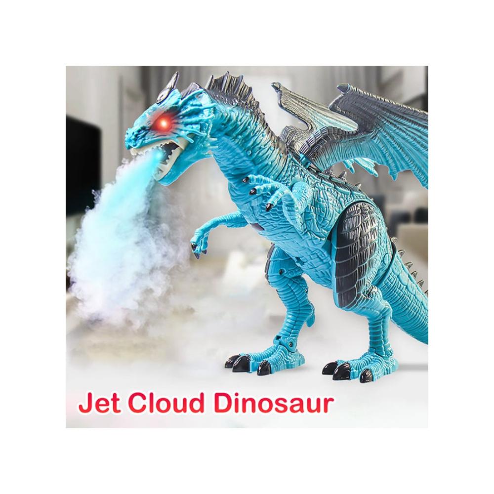 ديناصور آيلاند تويز لعبة ديناصور بجهاز تحكم عن بعد موديل RS6188A - أزرق