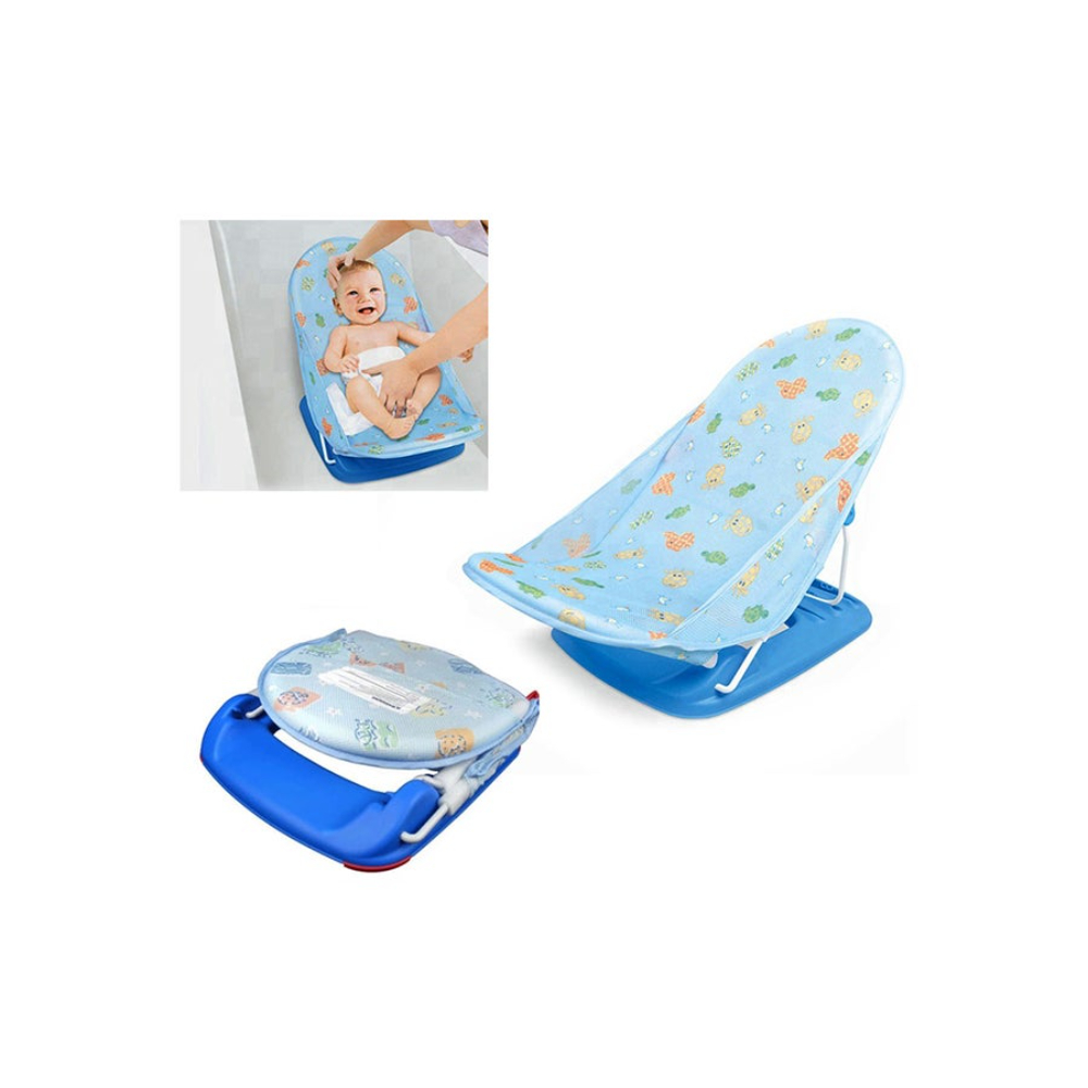 تيبيبي كرسي استحمام للأطفال حديثي الولادة بمسند ظهر قابل للتعديل