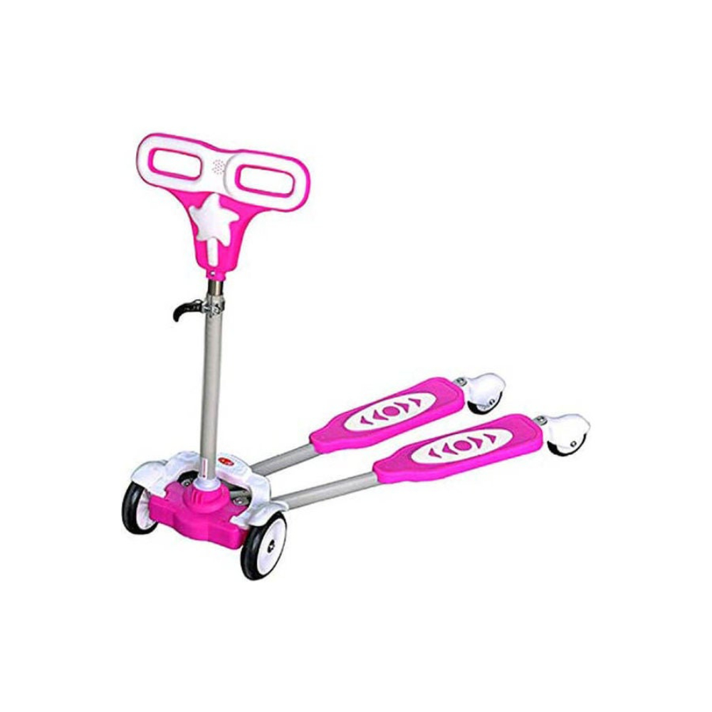 سبيد سكوتر ميني قابل للتمديد موديل 85KD7CGT - وردي