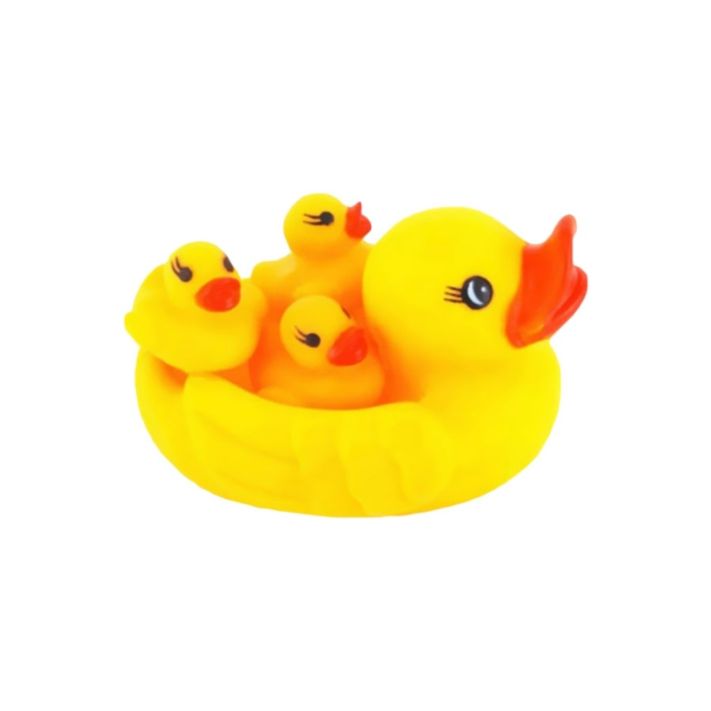  طقم دمى بط للحمام - 4 قطع