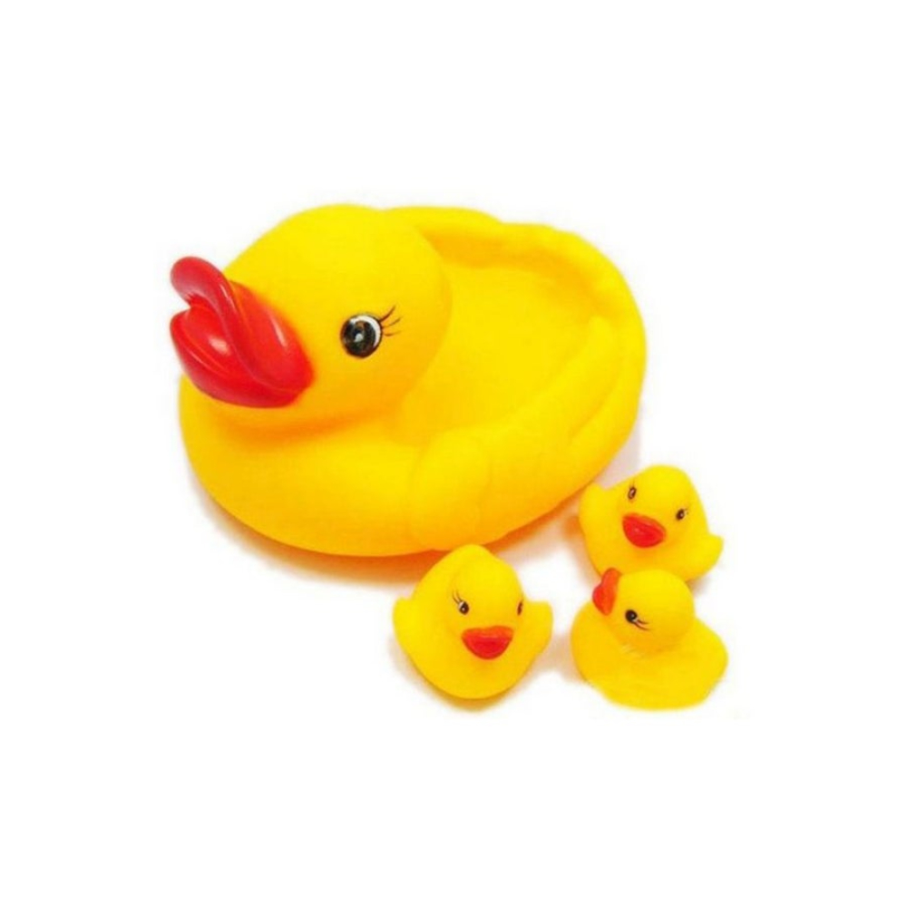  طقم دمى بط للحمام - 4 قطع