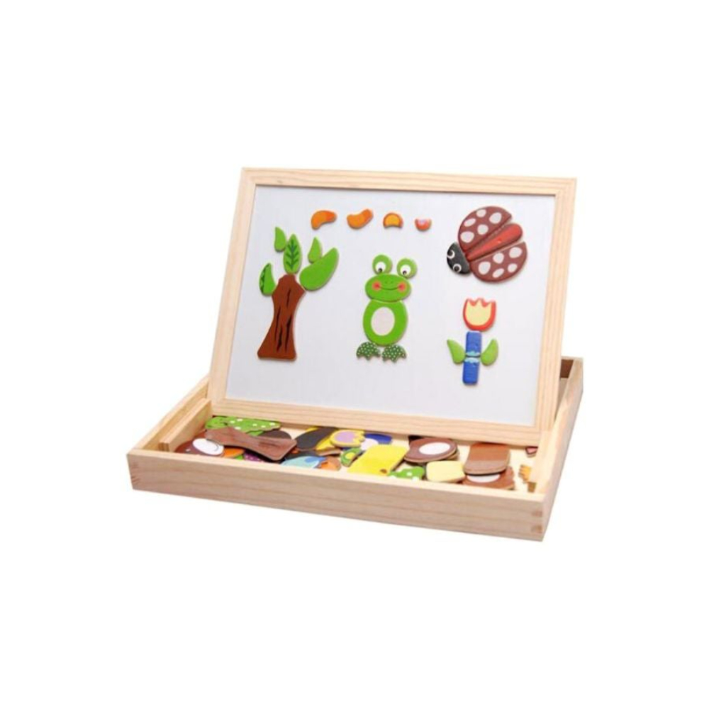 موانزي لعبة أحجية مغناطيسية بتصميم رسومات