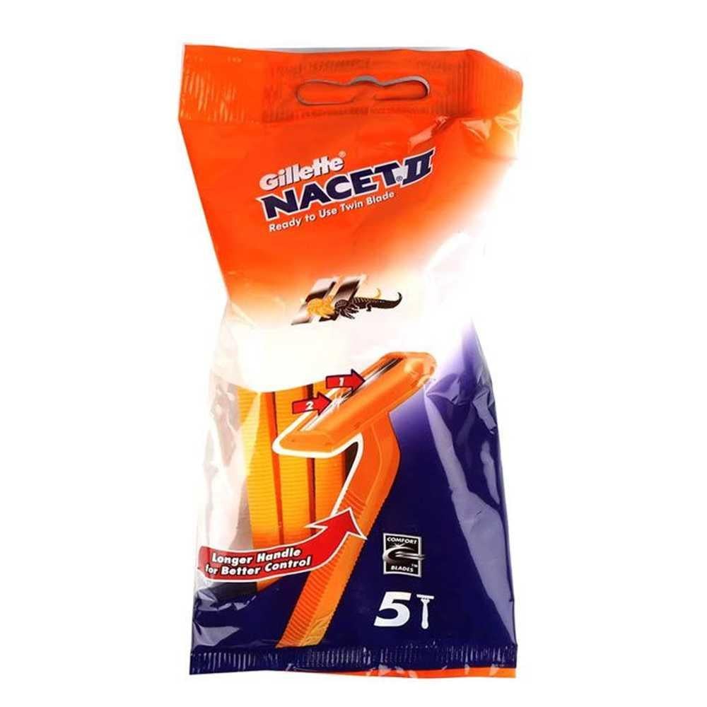 جيليت ناست2 -شفرات حلاقة رجالية- 5قطع