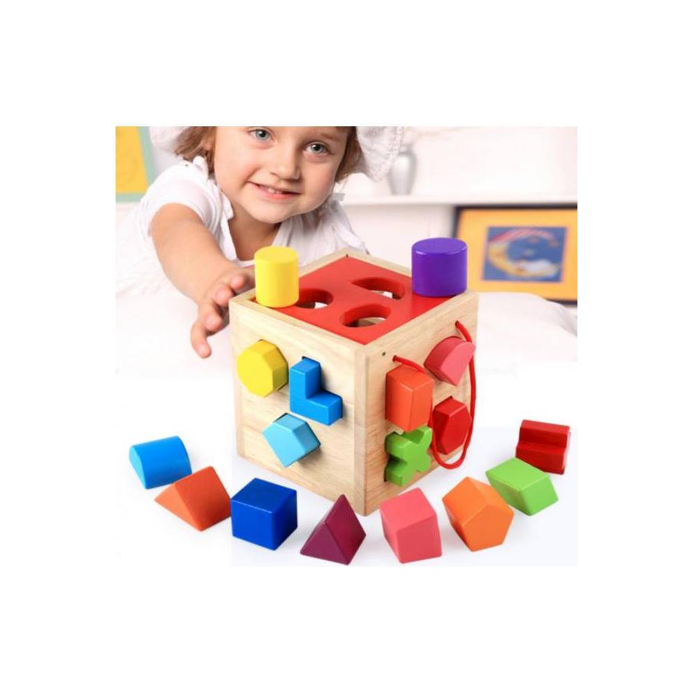  مكعبات بناء خشبية