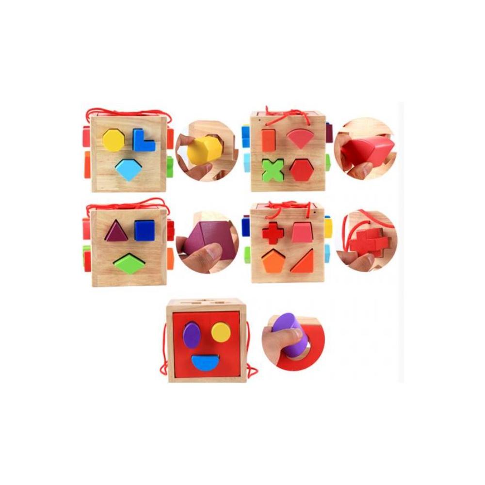  مكعبات بناء خشبية