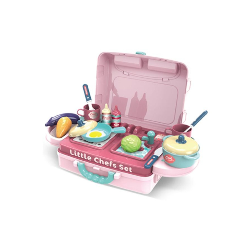 شونج تشينج مجموعة ألعاب مطبخ 24 قطعة - حجم 42x20.5x53 سم