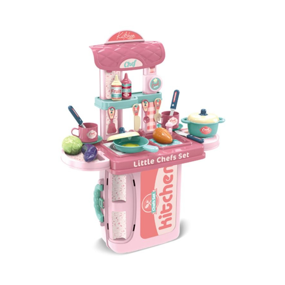 شونج تشينج مجموعة ألعاب مطبخ 24 قطعة - حجم 42x20.5x53 سم