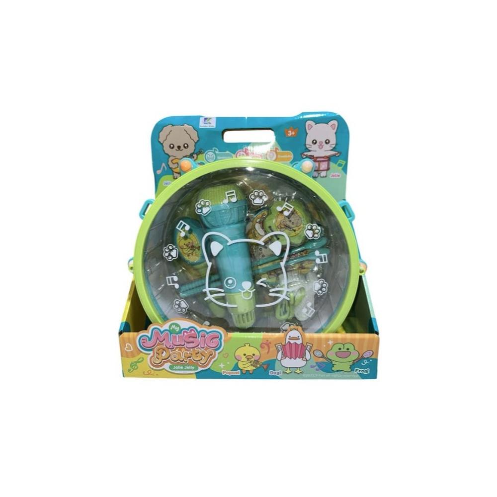 لعبة مرح طبل مواليد مع أدوات للأطفال