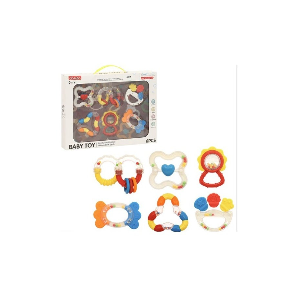 لعبة مرح مجموعة ألعاب خشخيشة متعددة الأشكال للأطفال