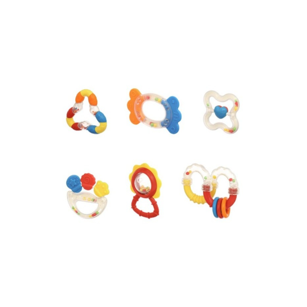 لعبة مرح مجموعة ألعاب خشخيشة متعددة الأشكال للأطفال