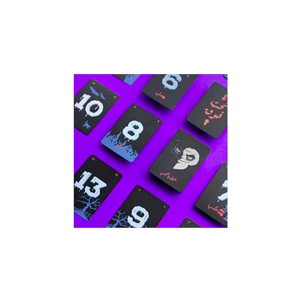 لعبة مرح لعبة ورق وجه النهش للعائلة والأصدقاء من 2 إلى 6 لاعبين