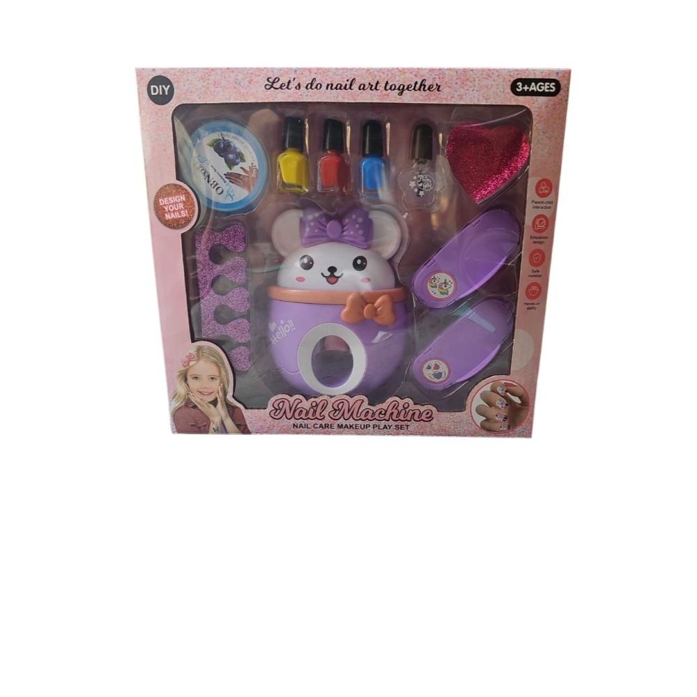 لعبة مرح مستحضرات تجميل منكير للأميرات الصغيرات