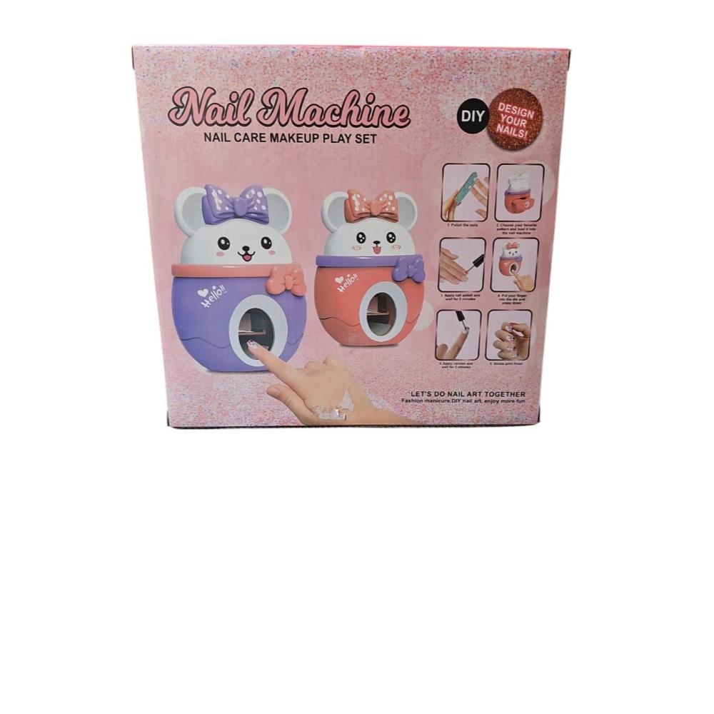 لعبة مرح مستحضرات تجميل منكير للأميرات الصغيرات