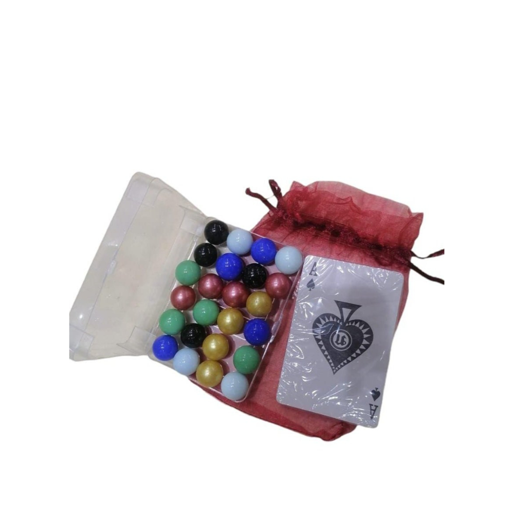 لعبة مرح لعبة جاكارو خشبية قوية 6 لاعبين مع شنطة فاخرة - 45×55 سم