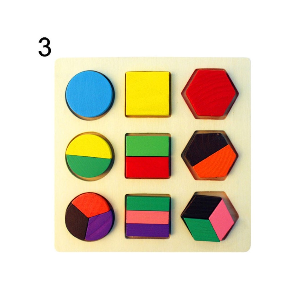  أحجية تثبيت القطع بتصميم أشكال هندسية