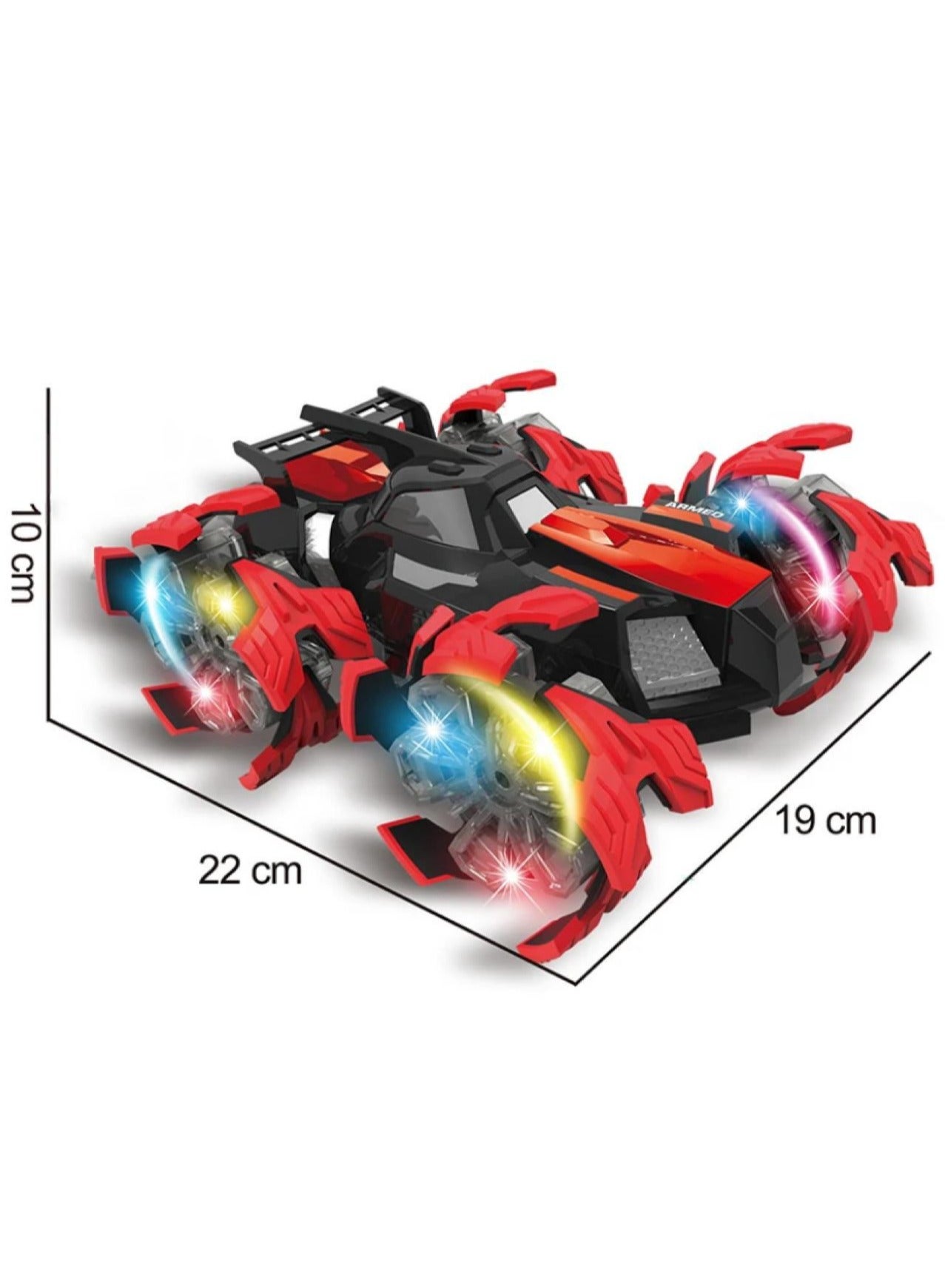  سيارة كهربائية كبيرة مضيئة - اختيار عشوائي أحمر أو ازرق