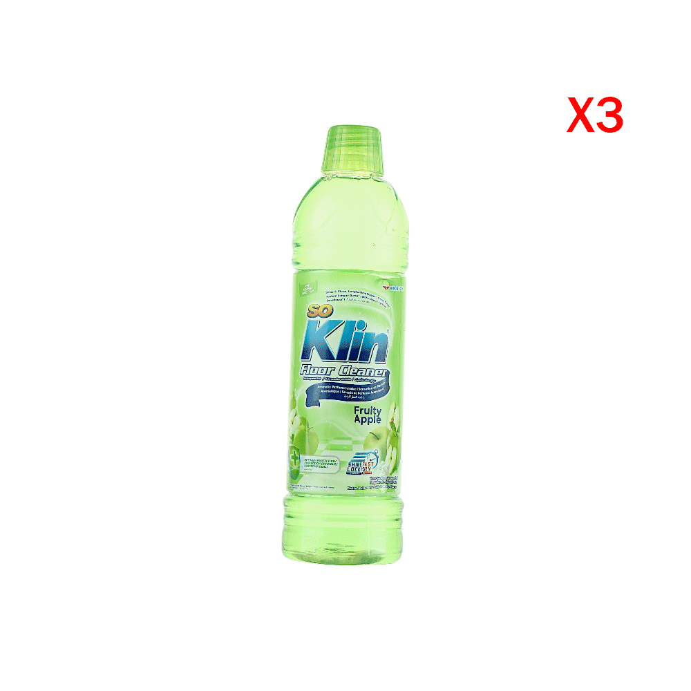 سوكلين منظف ومعطر أرضيات برائحة التفاخ 900 مل - 3 حبات
