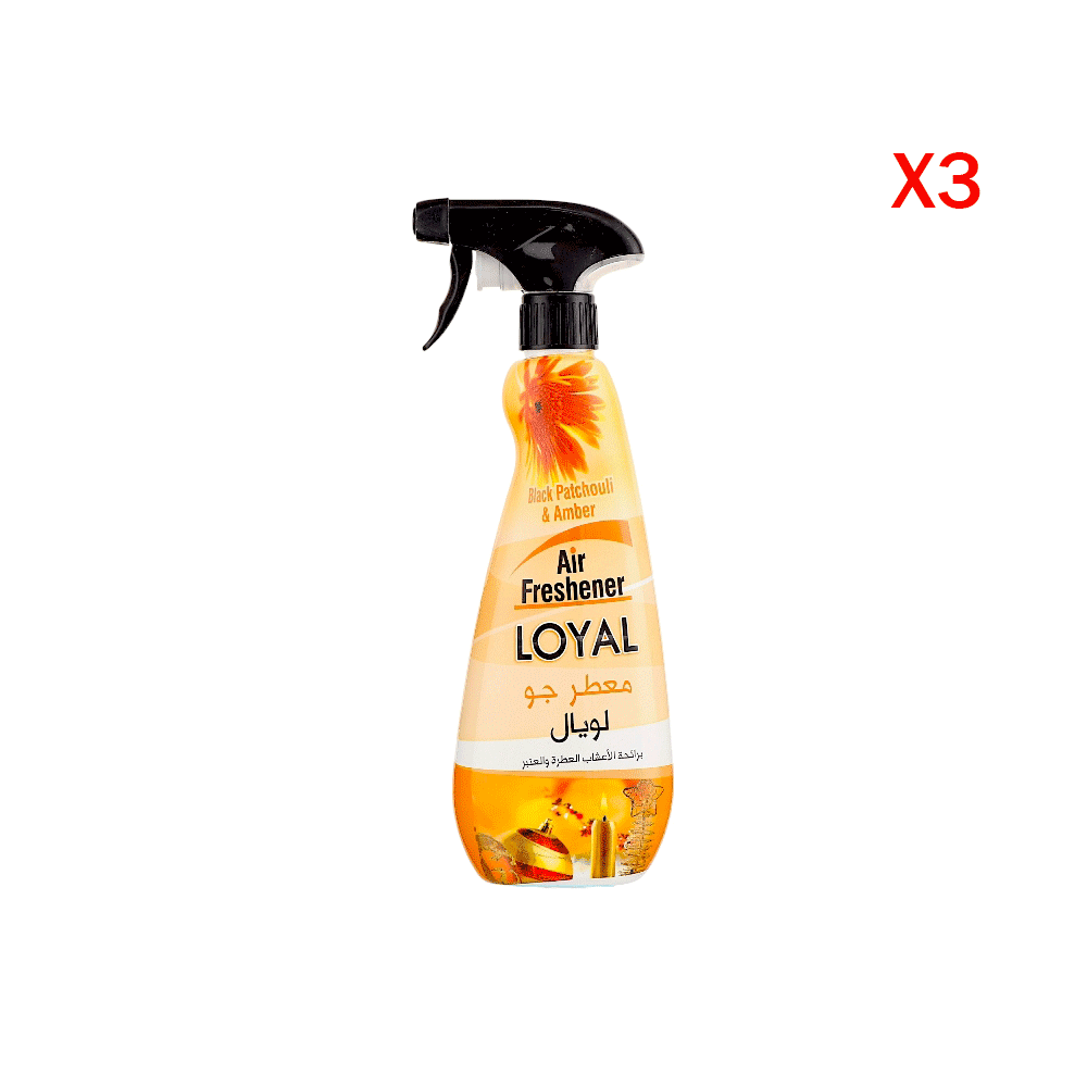 لويال بخاخ معطر جو برائحة الأعشاب العطرة والعنبر 450 مل - 3 حبات