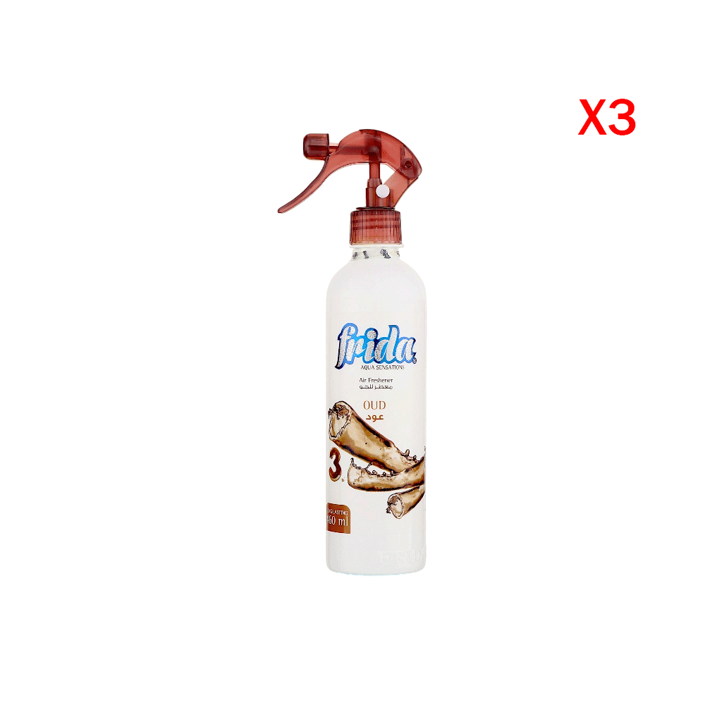 فريدا بخاخ معطر جو عود 460 مل - 3 حبات