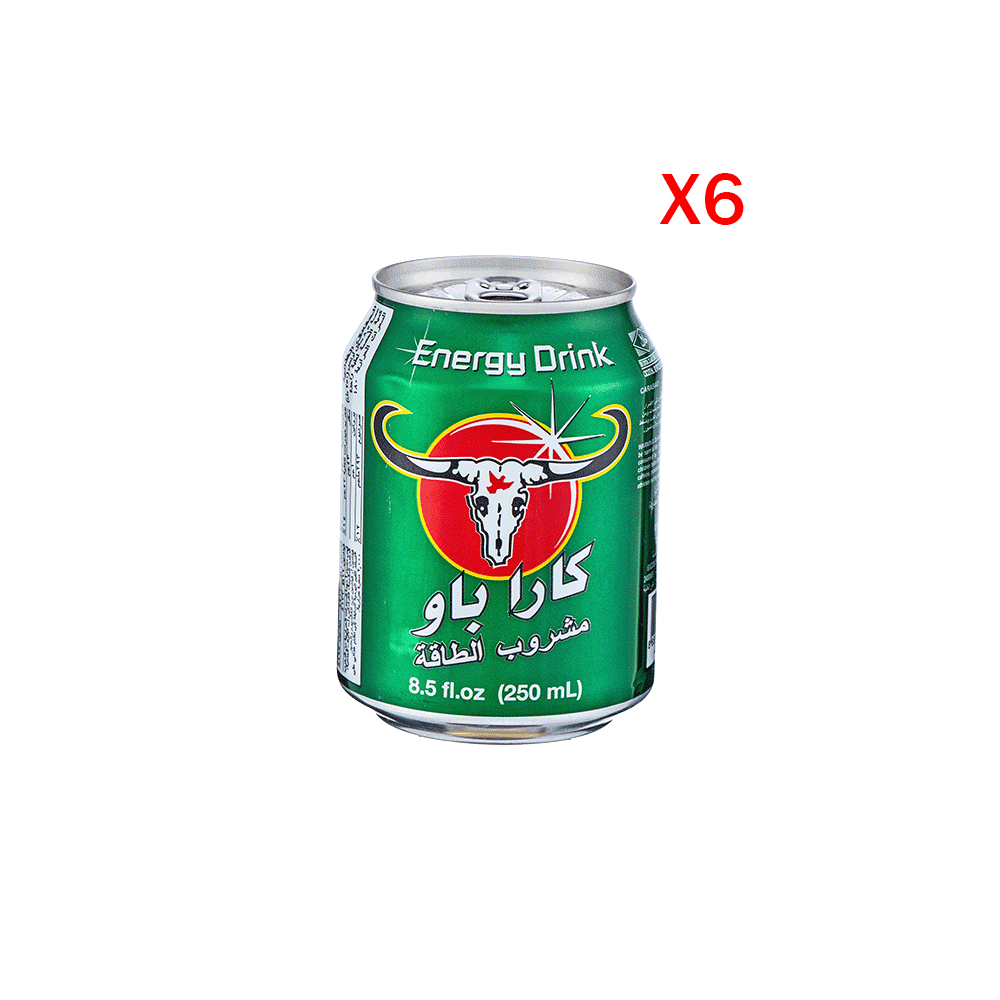 كاراباو مشروب طاقة منعش 250 مل - 6 علب