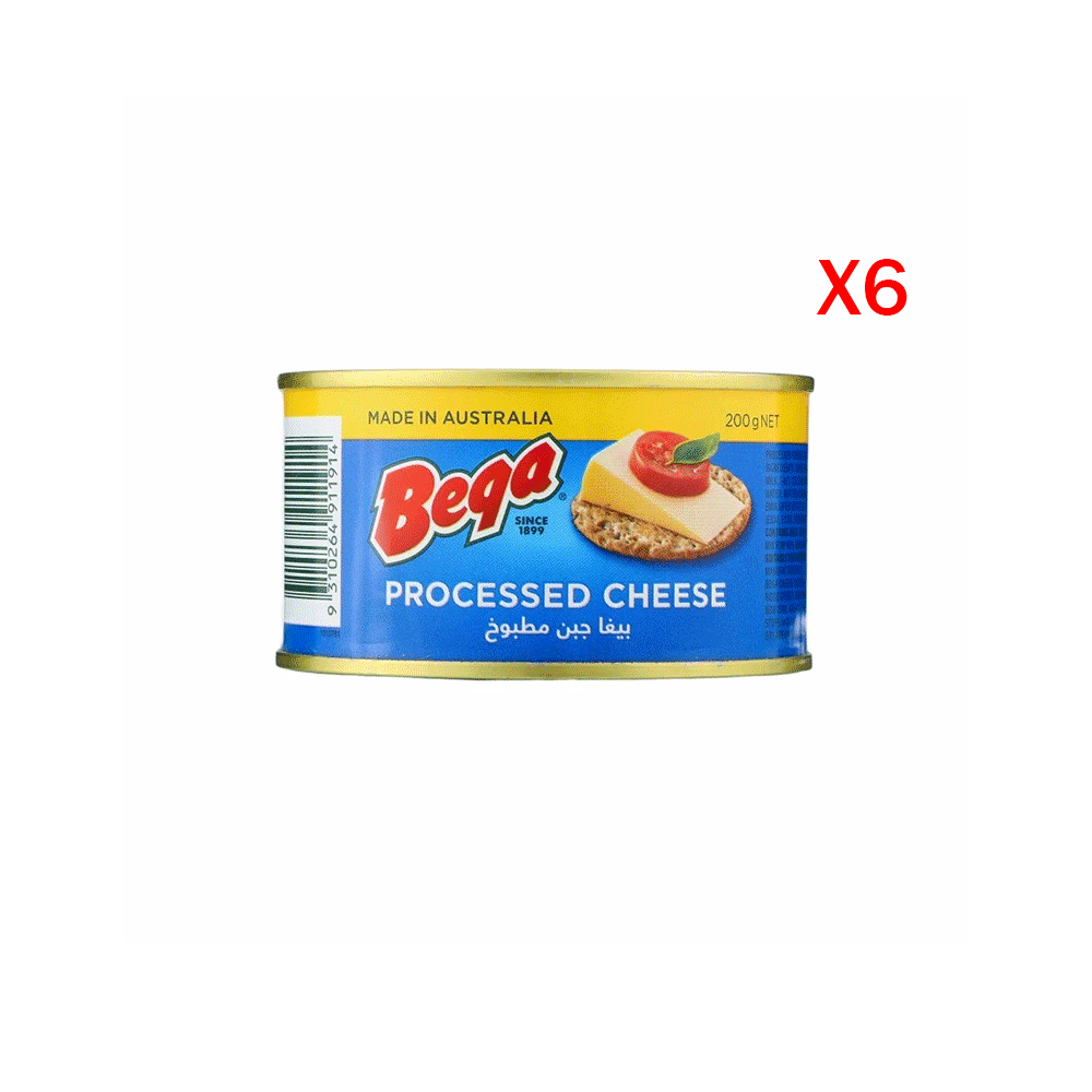 بيجا جبنة شيدر مطبوخة 200 جم - 6 علب 