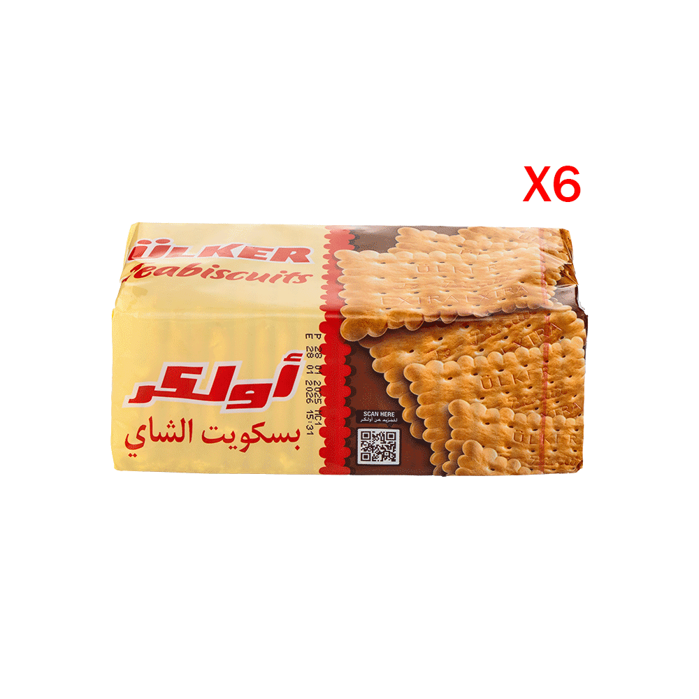 أولكر بسكويت شاي 147 جم - 6 حبات