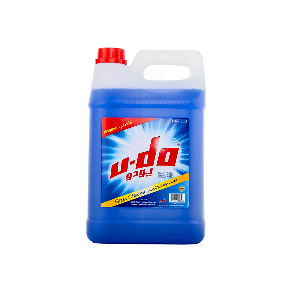 يودو منظف و ملمع الزجاج الأصلي - 4 لتر