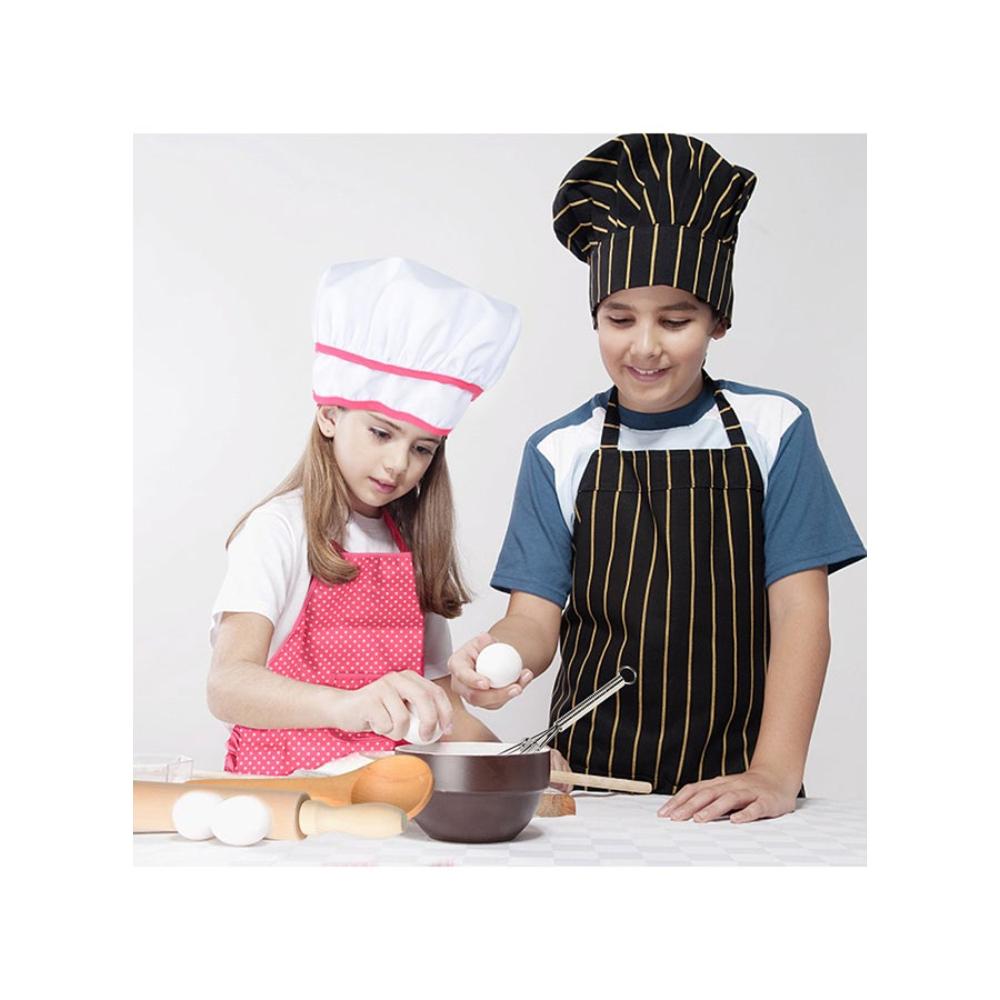 سيثيريا طقم زي طاهي للأطفال بتصميم منقط 11 قطعة - موديل NO.WQ5103