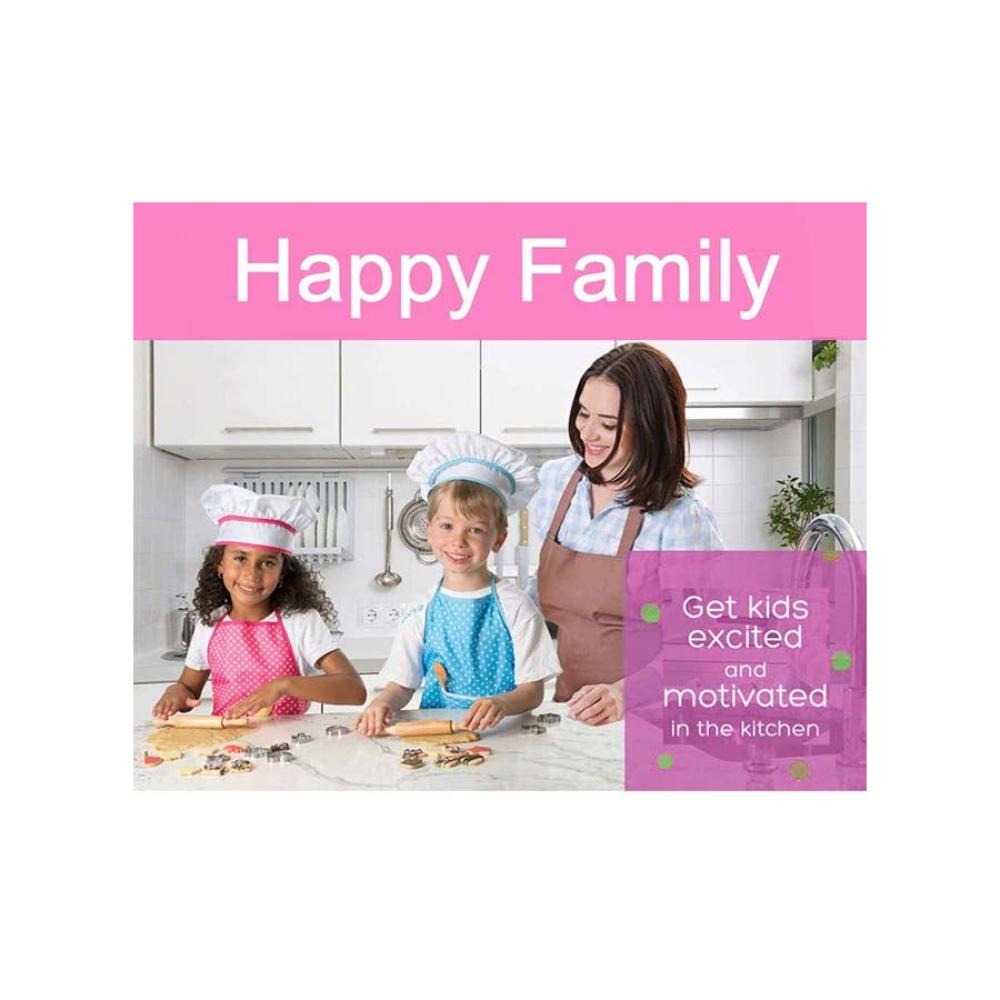إيهوم طقم ألعاب مطبخ للأطفال مع مريلة بتصميم طهاة 11 قطعة - موديل 3878595894345