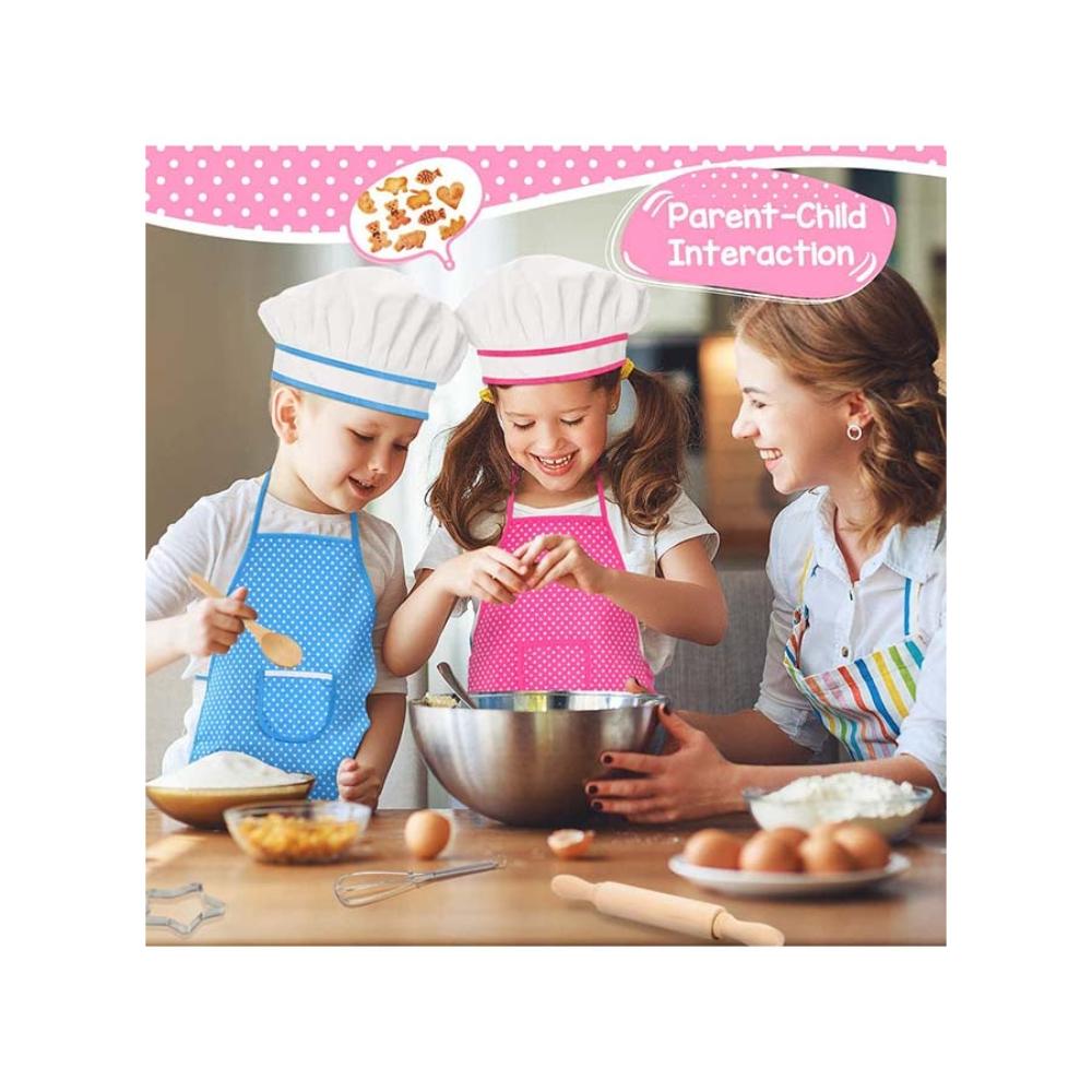 إيهوم طقم ألعاب مطبخ للأطفال مع مريلة بتصميم طهاة 11 قطعة - موديل 3878595894345