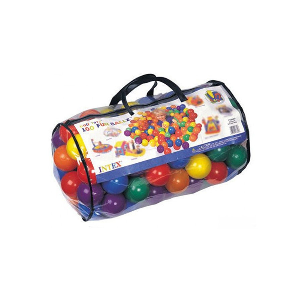  انتكس مجموعة كرات المرح الملونة 100 قطعة - 19×12×17 بوصة