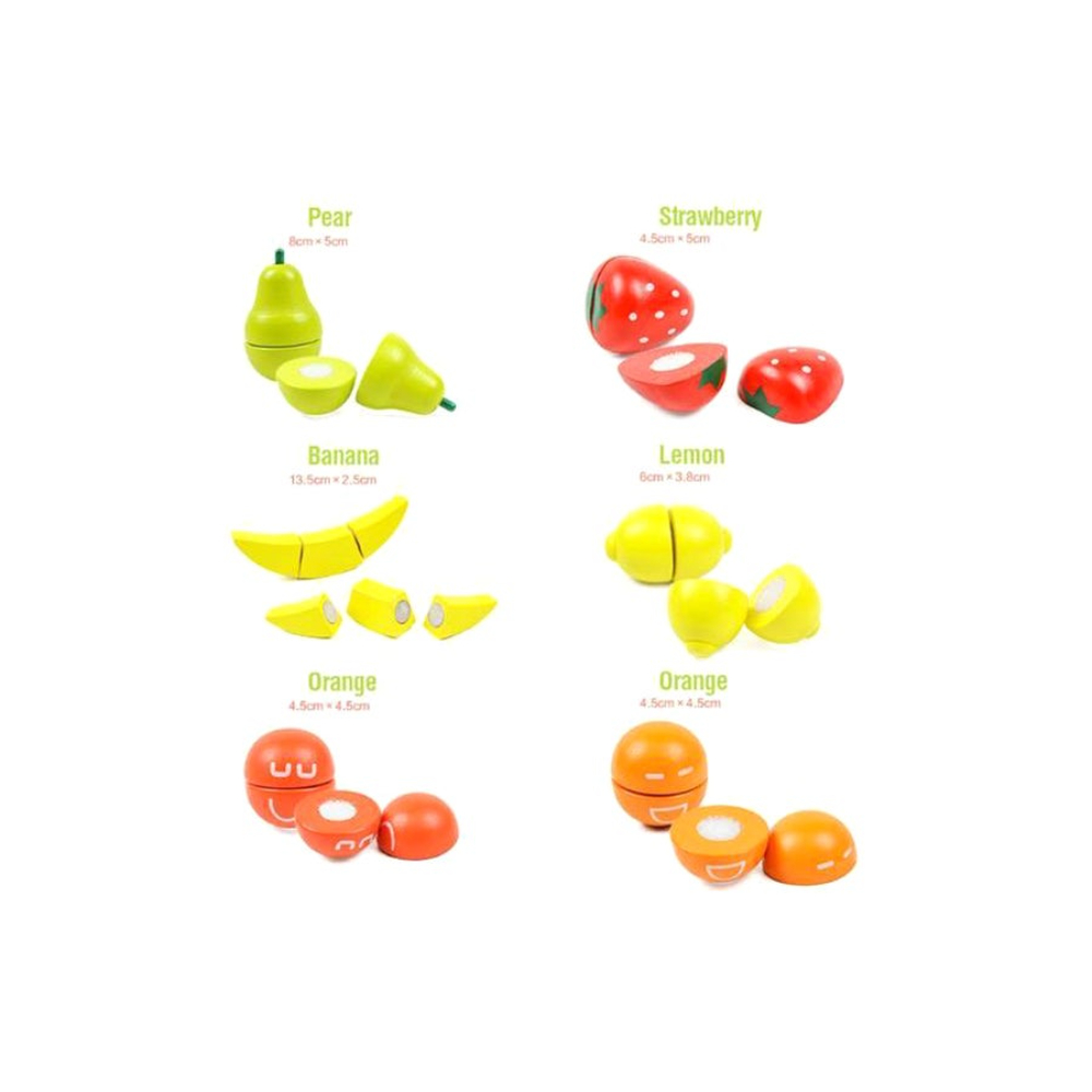 لاكي لعبة مطبخ بتصميم لوح تقطيع خشبي