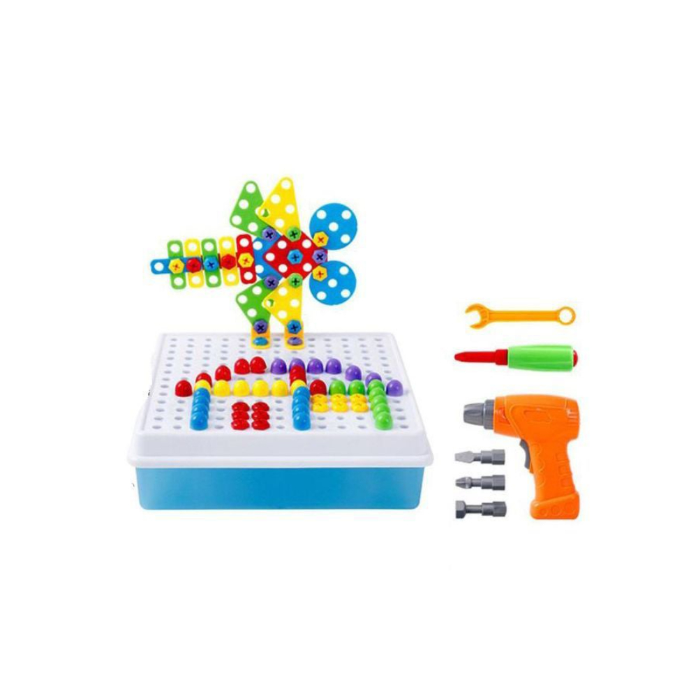  لعبة بازل ثلاثي الأبعاد شكل صامولة مثقاب كهربائي