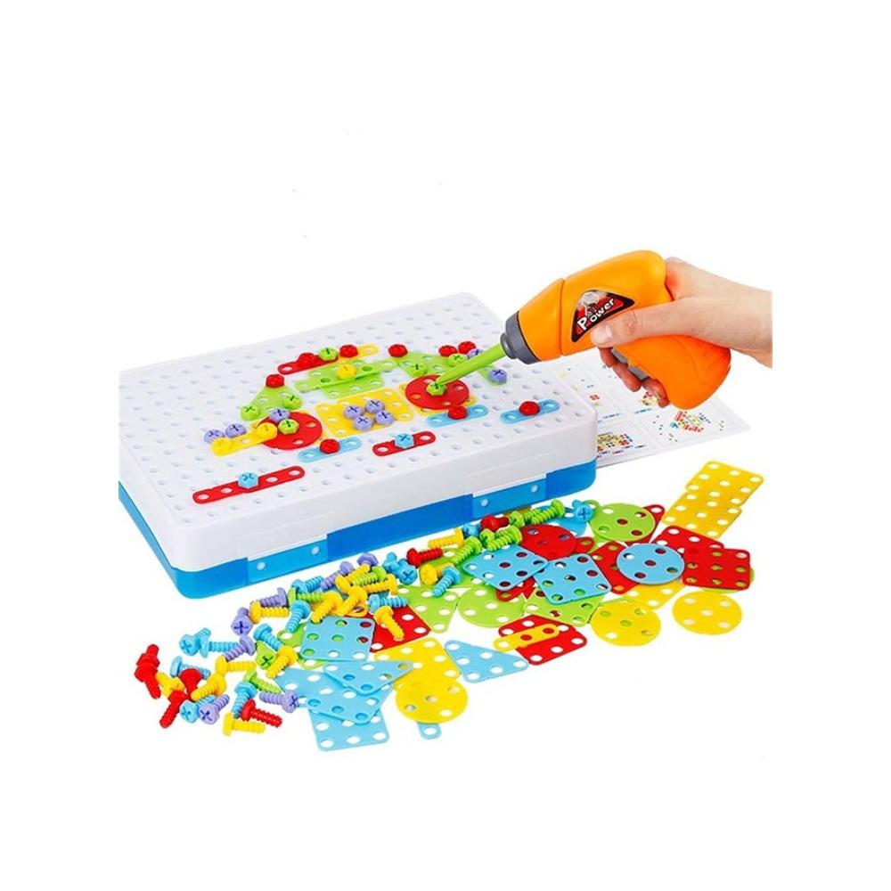  لعبة بازل ثلاثي الأبعاد شكل صامولة مثقاب كهربائي