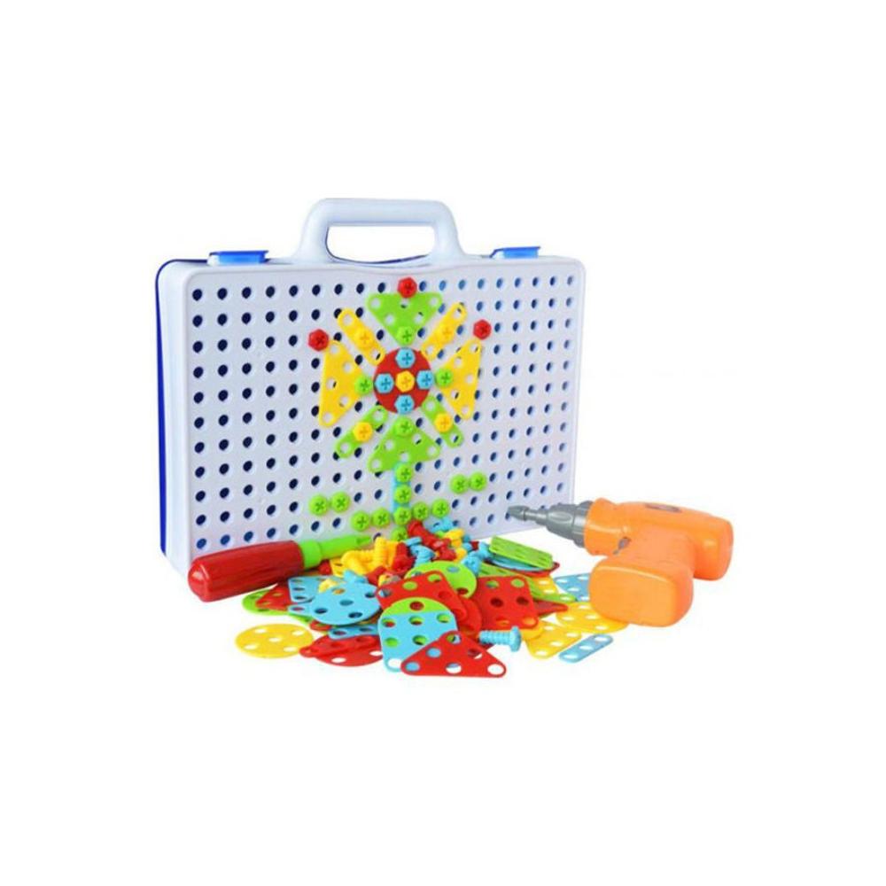 مجموعة ألعاب تعليمية للأطفال مع قطع قابلة للتفكيك والتجميع