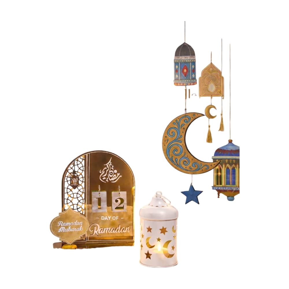 بوكس زينة رمضان المميز الزرقاء