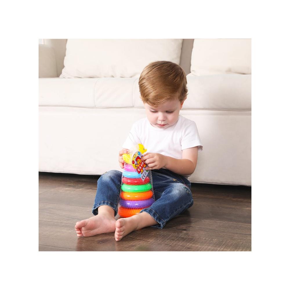  حقيبة شبكية دائرية بتصميم بطة - 9 قطع 