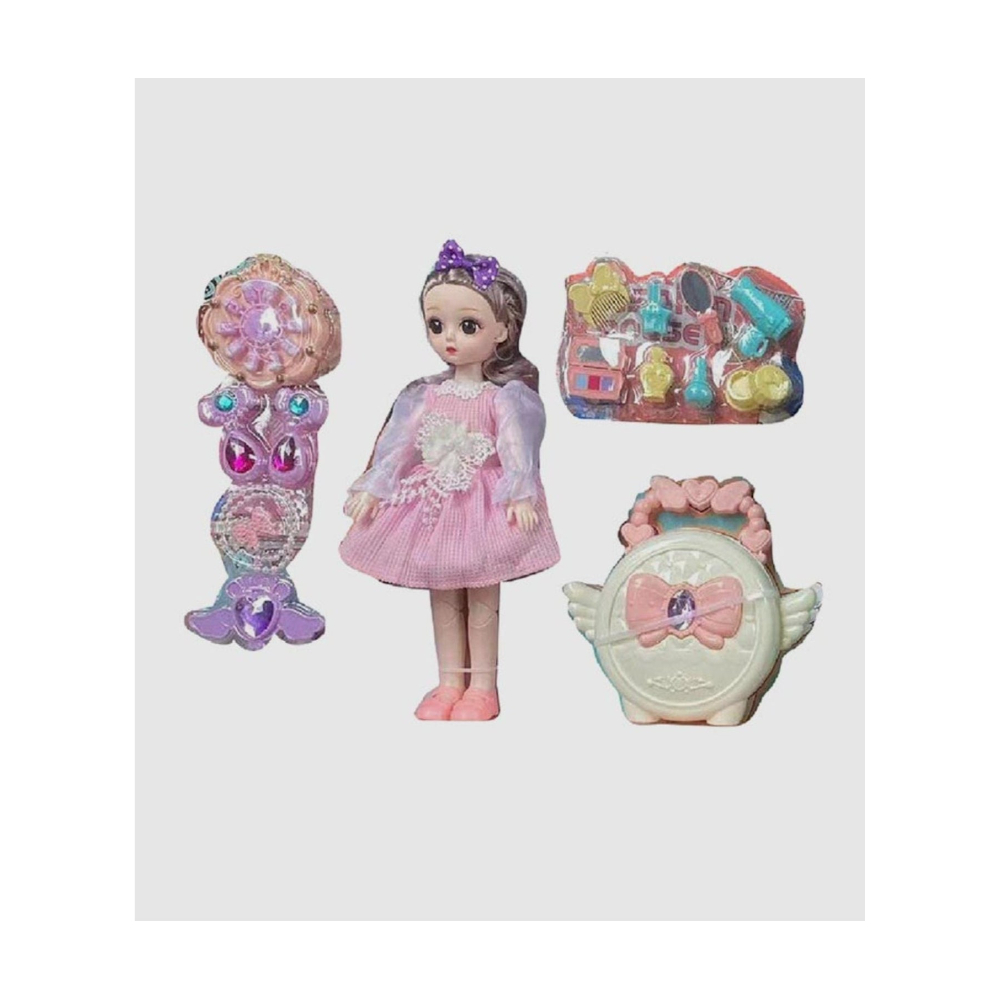 لعبة مرح لعبة دمية عصرية مع شنطة وإكسسوارات