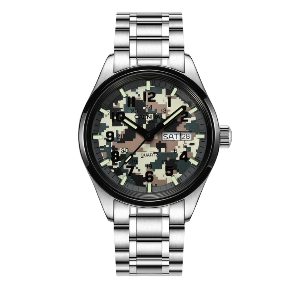 ساعة رجالية كوارتز (بطارية )